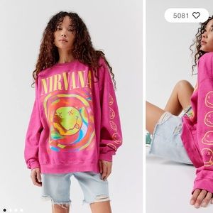 urban outfitters nirvana crewneck